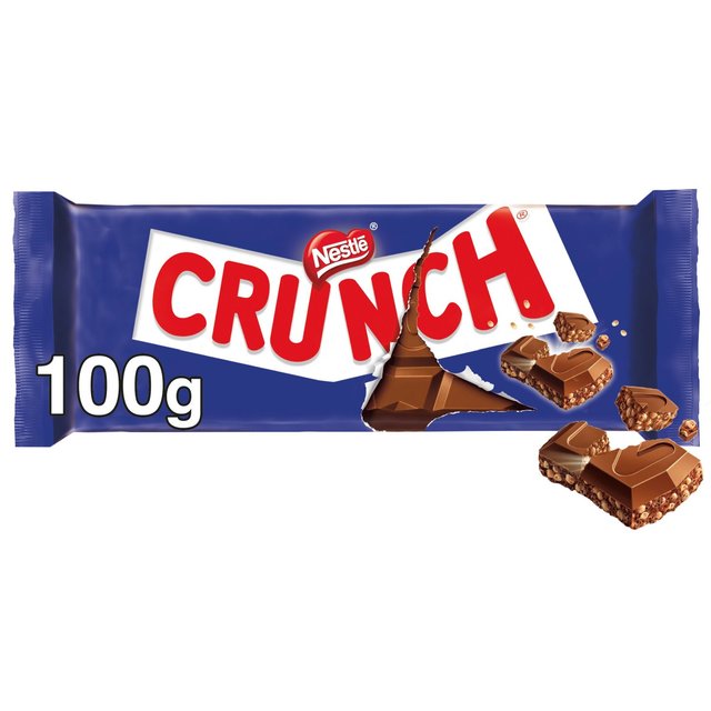 Nestle Crunch Bar Dark Chocolate  100g