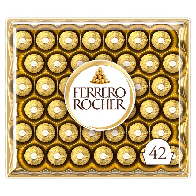 Ferrero Rocher Gift Box of Chocolate 42 Pieces (525g)