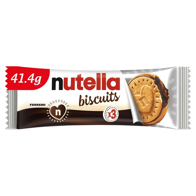 Nutella Chocolate & Hazelnut Biscuits 3 Pack 41.4g