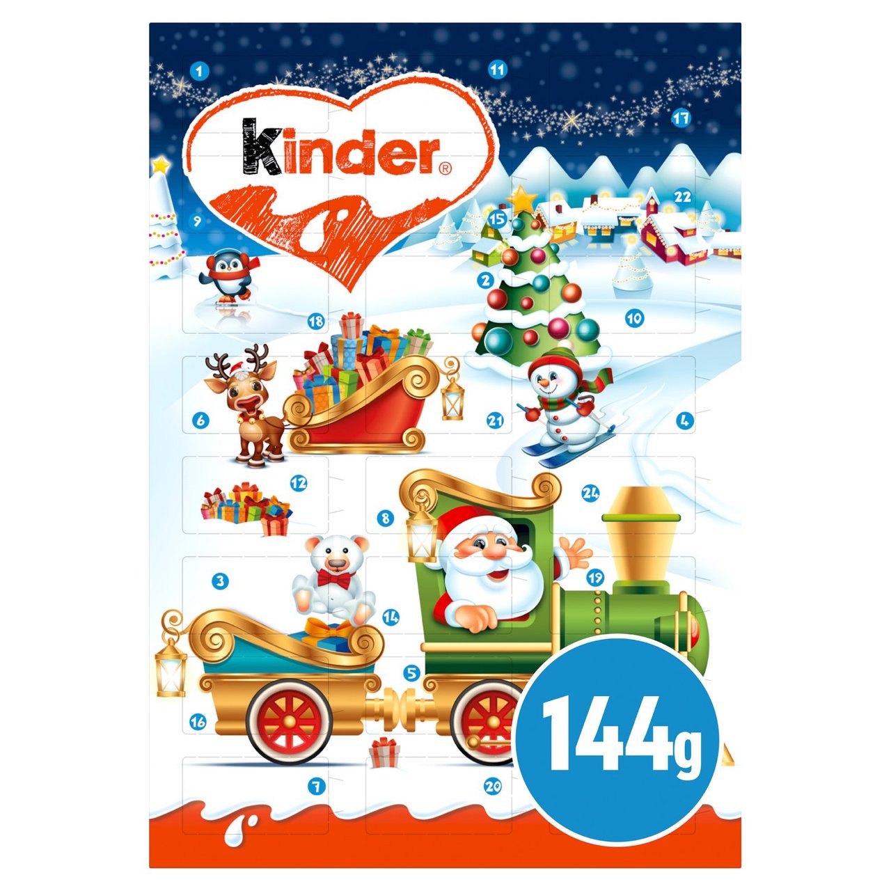 Kinder Chocolate Advent Calendar 144G