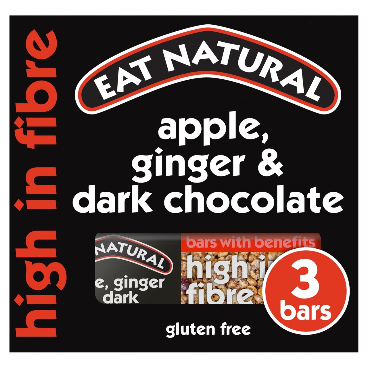 Eat Natural Apple Ginger & Dark Chocolate Bars