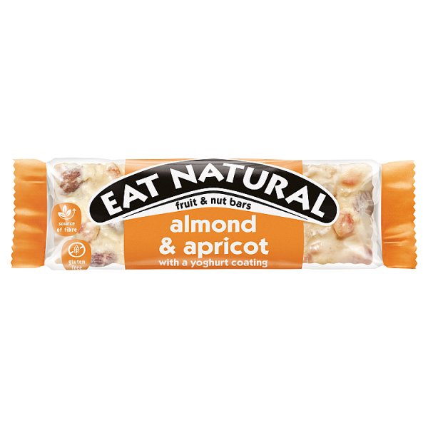 Eat Natural Almond Apricot with a Yoghurt Coating Fruit & Nut Bars 40g