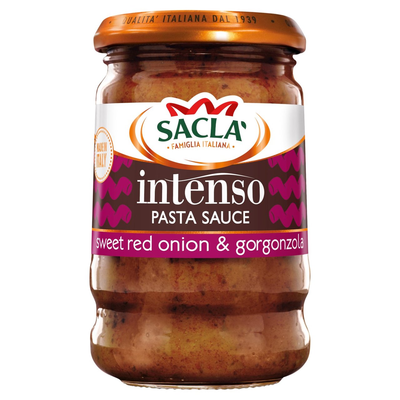 Sacla' Sweet Red Onion & Gorgonzola Intenso Stir-in