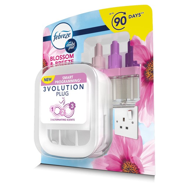 Febreze 3Volution Air Freshener Blossom & Breeze Plug Starter Kit 