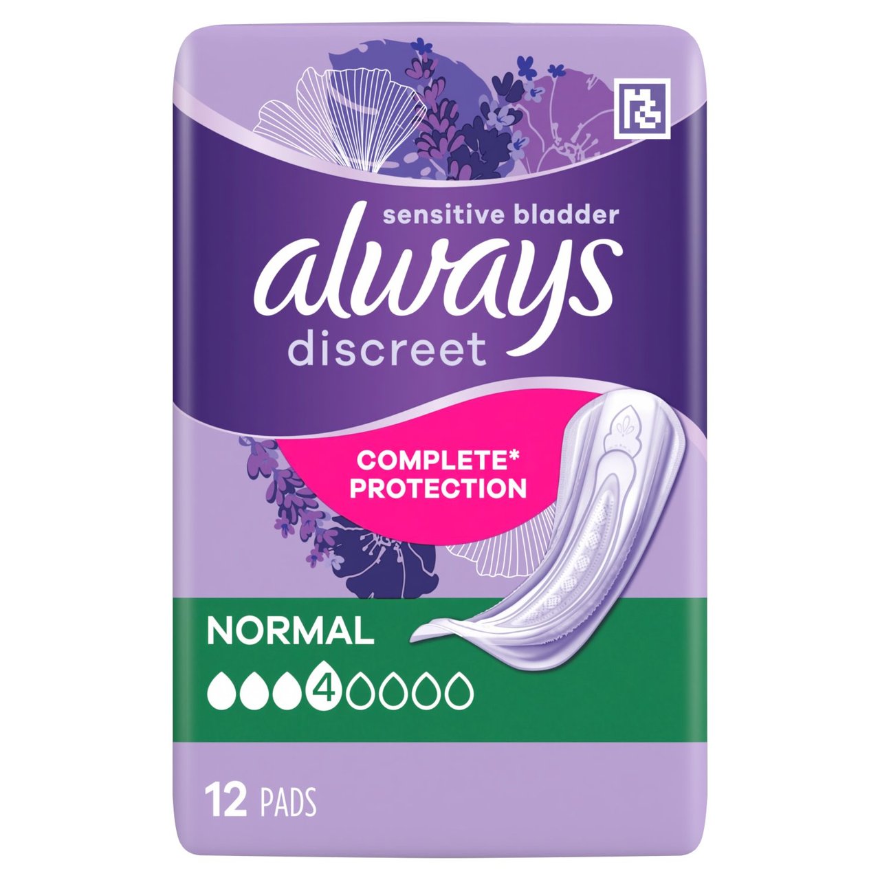 Always Ultra Sanitary Towels Secure Night (Size 4) Wings X 16 Pads
