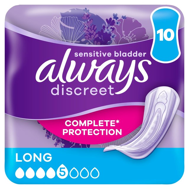 Always Discreet Boutique Incontinence Sanitary Pants For Sensitive