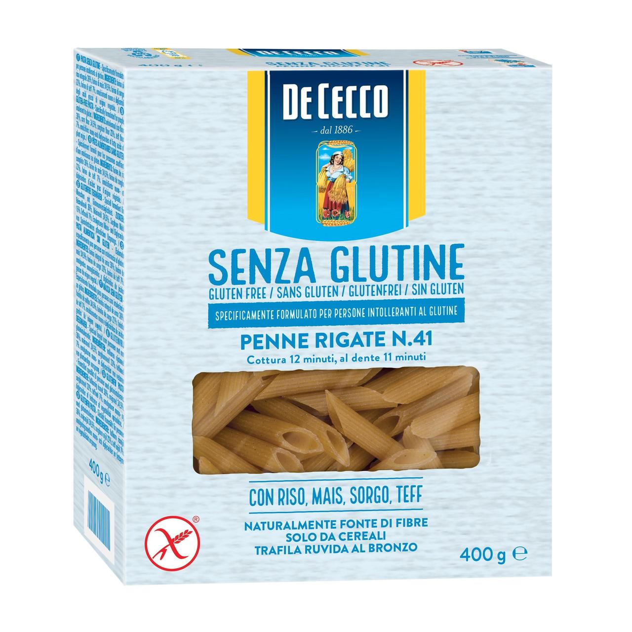 De Cecco Gluten Free Pasta Penne Rigate