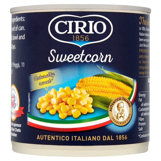 Cirio Naturally Sweetcorn  326g