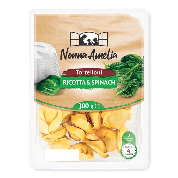 Nonna Amelia Tortelloni Ricotta & Spinach 300g