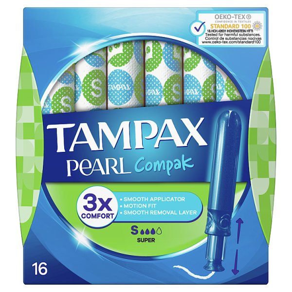 Tampax Pearl Compak Super Tampons