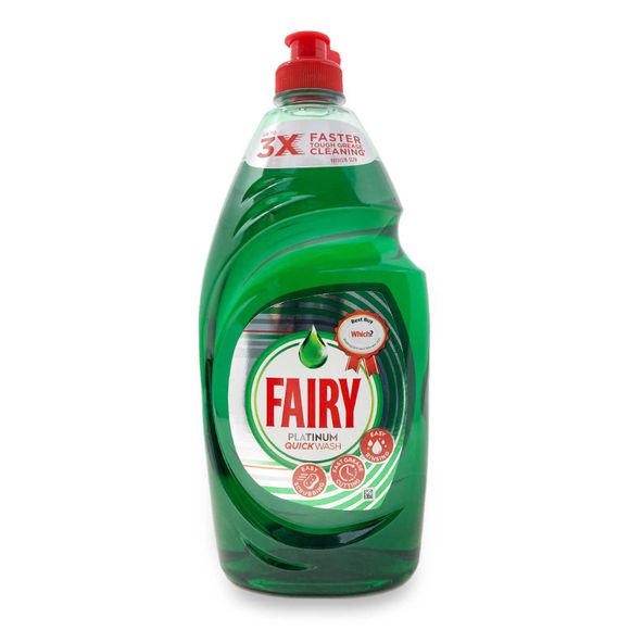 Fairy Platinum Quickwash Original Washing Up Liquid 900ml