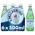 San Pellegrino Sparkling Natural Mineral Water  6 x 500ml