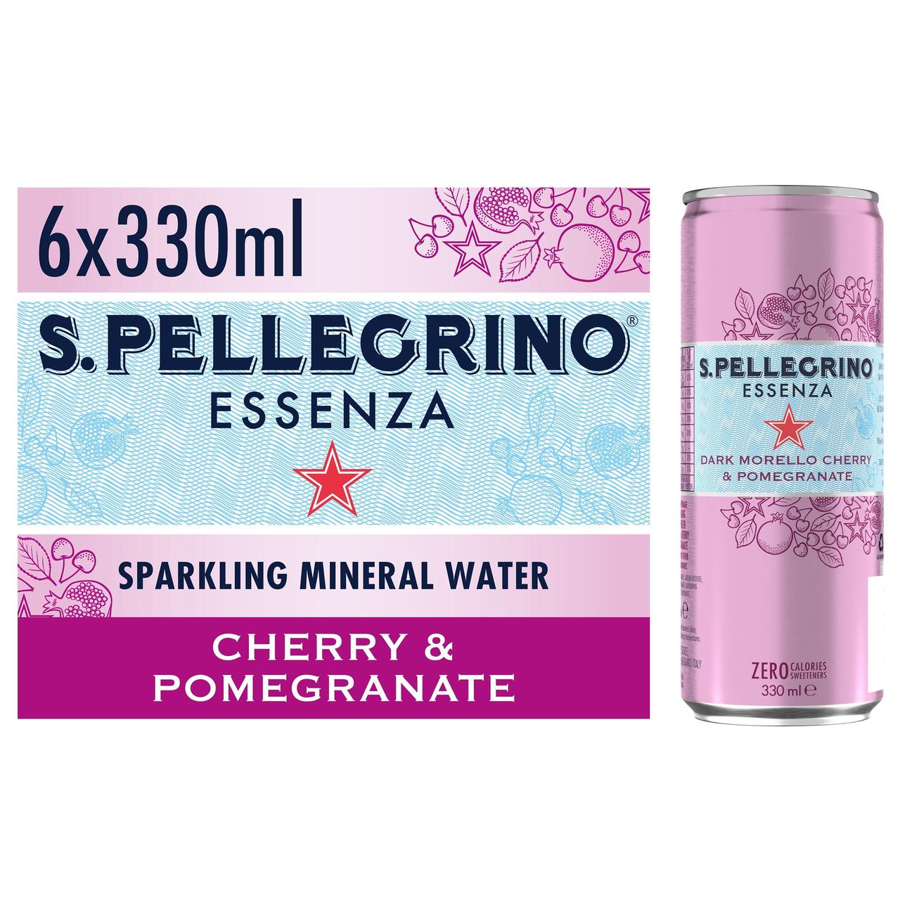 San Pellegrino Essenza Sparkling Water Cherry & Pomegranate