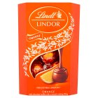 Lindt Lindor Milk Orange Chocolate Truffles Box 200g