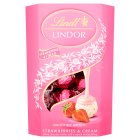 Lindor Cornet Strawberries & Cream 200g