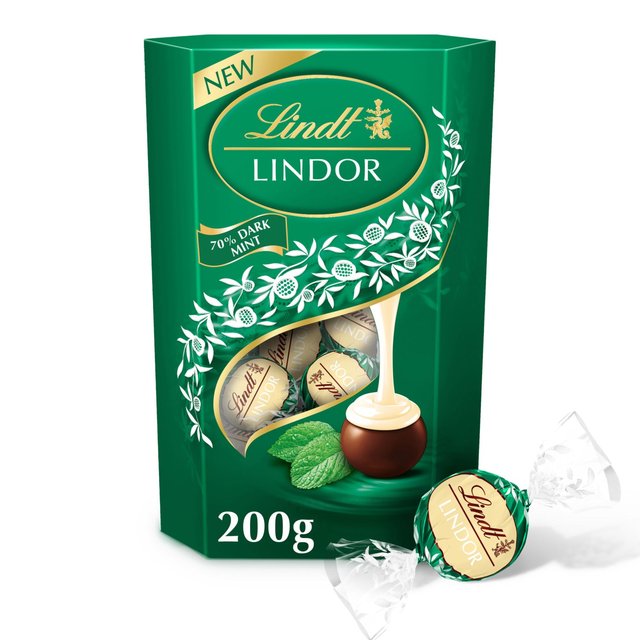 Lindt Lindor Dark Mint  200g