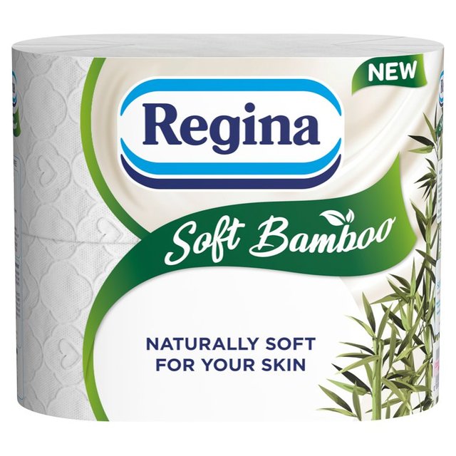 Regina Soft Bamboo Toilet Tissue Roll 4 per pack