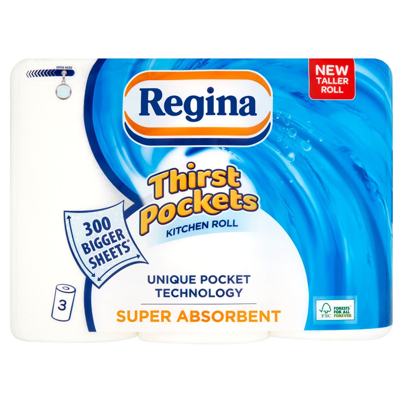 Regina Thirst Pockets Kitchen Roll