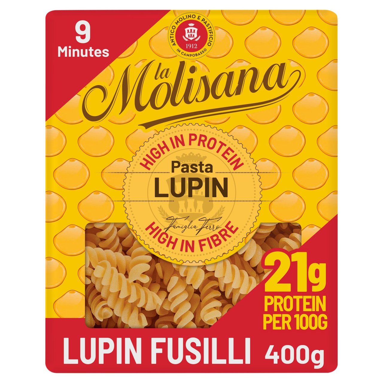 La Molisana Lupin Fusilli Protein Pasta