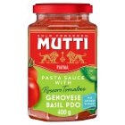 Mutti Pasta Sauce with Basil 400g