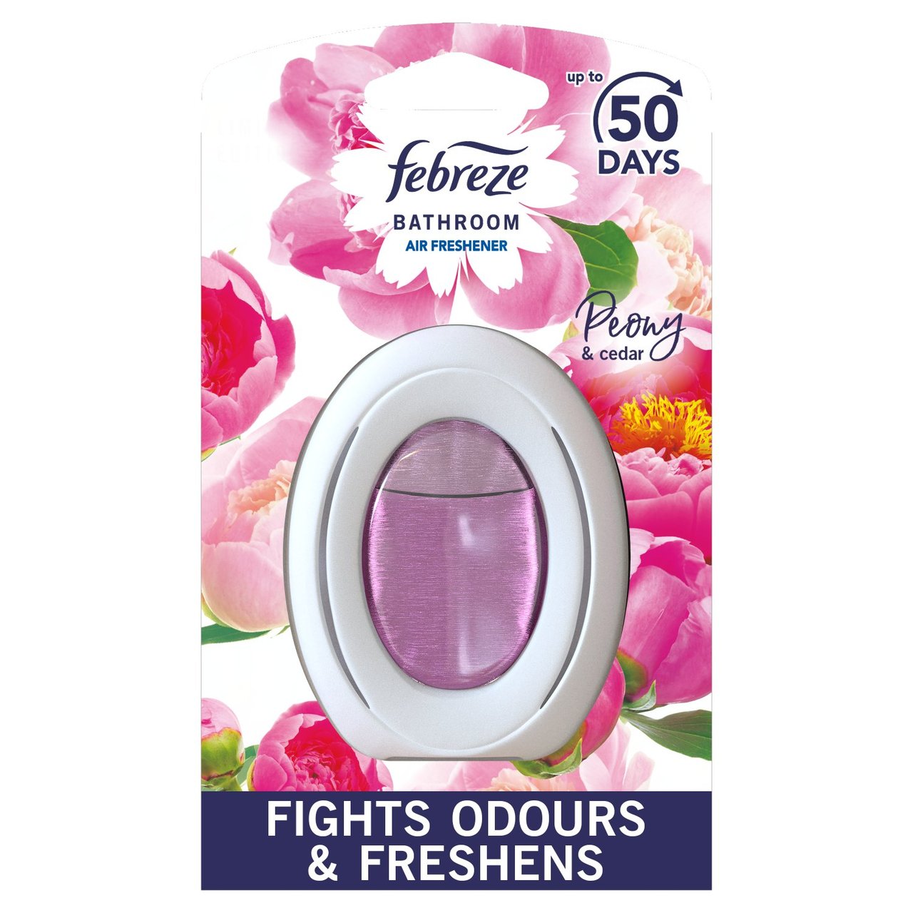 Febreze Bathroom, Continuous Air Freshener Peony & Cedar,  1 Unit, Fights Odour & Freshens