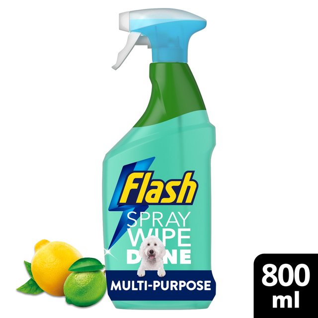 Flash Spray Wipe Done For Pet Lovers Multi Purpose Cleaning Spray 800ml