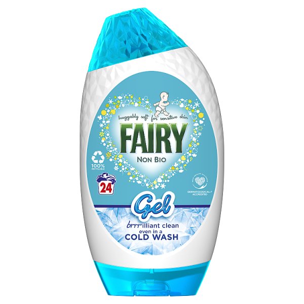 Fairy Non Bio Washing Liquid Gel 24 Washes, 840ml, Original