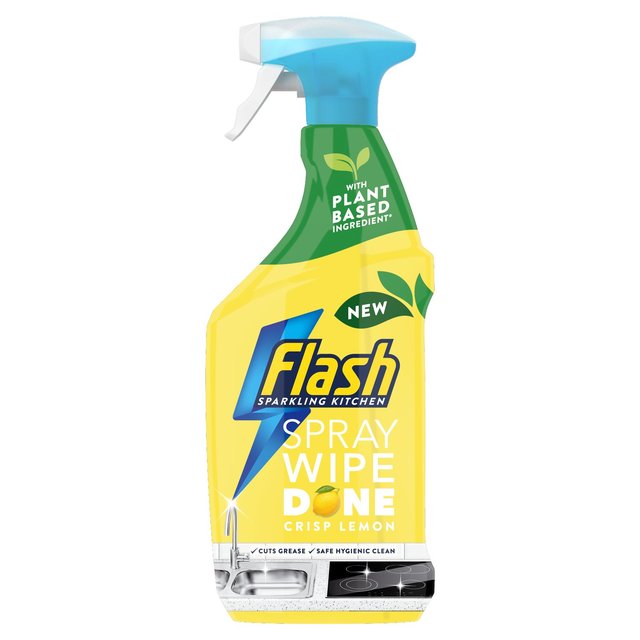 Flash Cleaning Spray Wipe Done All Purpose Lemon 800ml