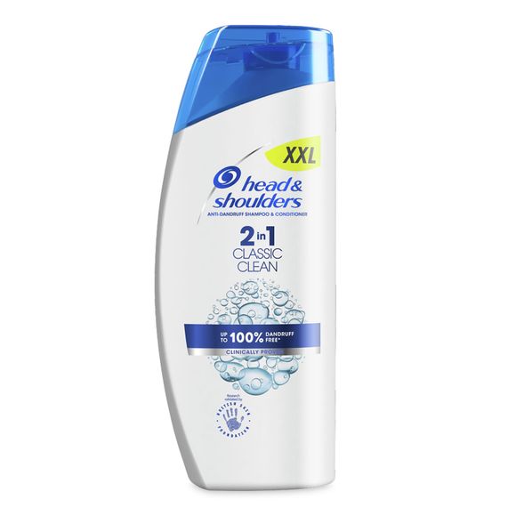 Head & Shoulders Classic Clean Anti-dandruff 2in1 Shampoo & Conditioner, Up To 100% Flake Protection 590ml