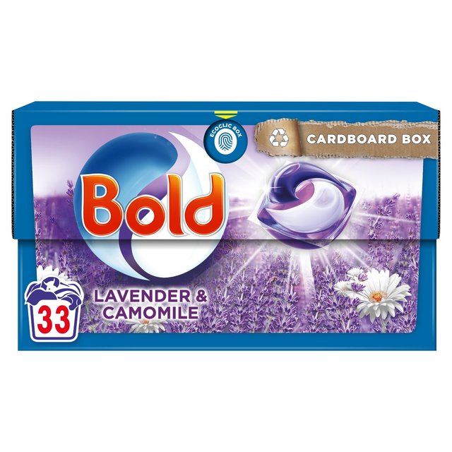 Bold All In One Washing Liquid Pods Lavender 33 Washes 640.2G