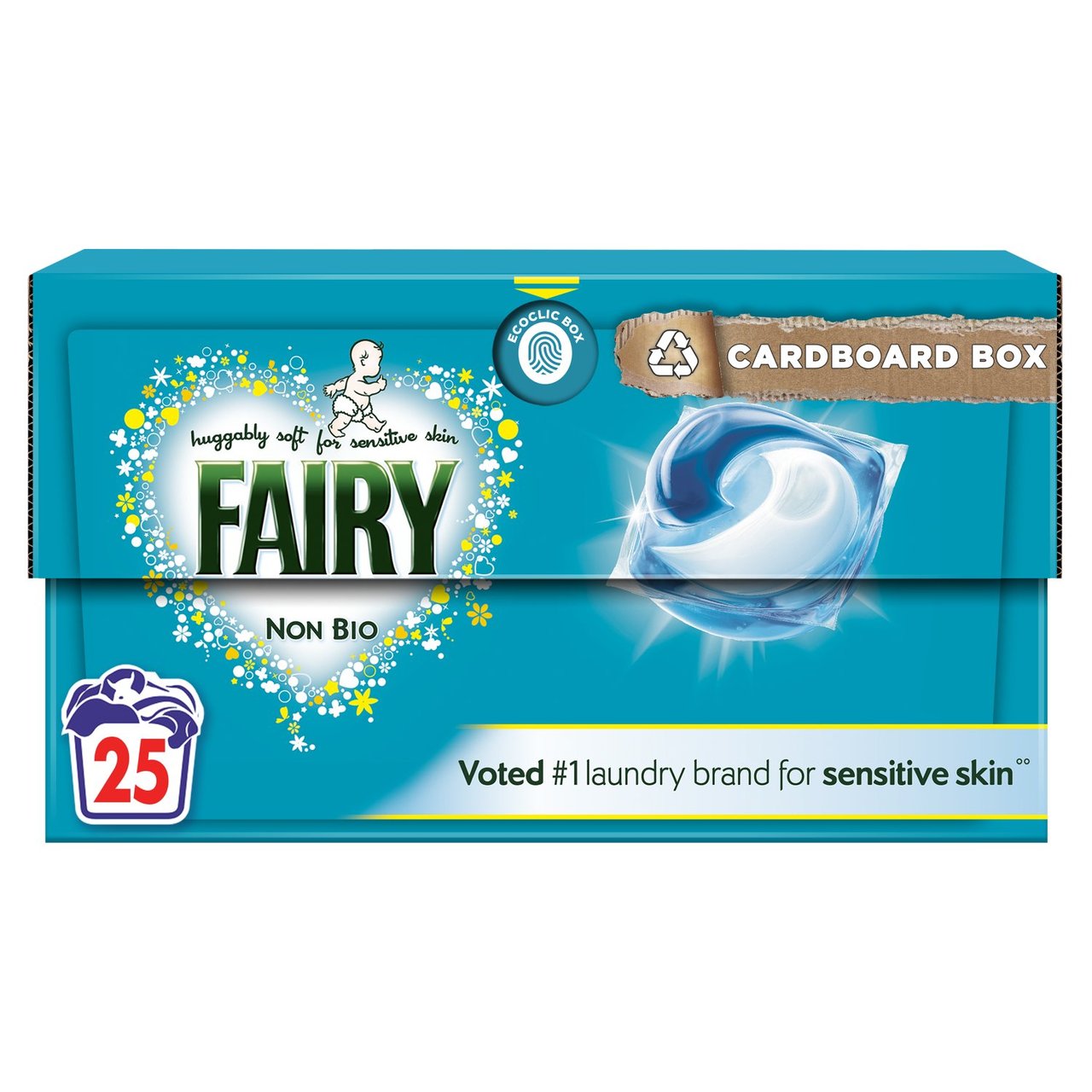 Fairy Non-Biological Washing Liquid Pods 25 Washes 532.5G