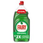 Fairy Original Washing Up Liquid Green with LiftAction