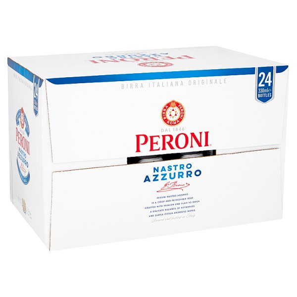 Peroni Nastro Azzurro Beer Lager Bottles