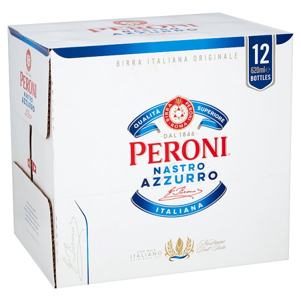 Peroni Nastro Azzurro Beer Lager Bottle 620ml