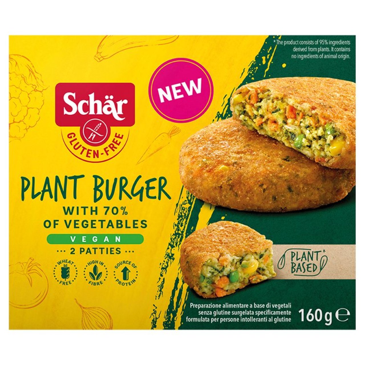 Schar Gluten Free Plant Burger 160g