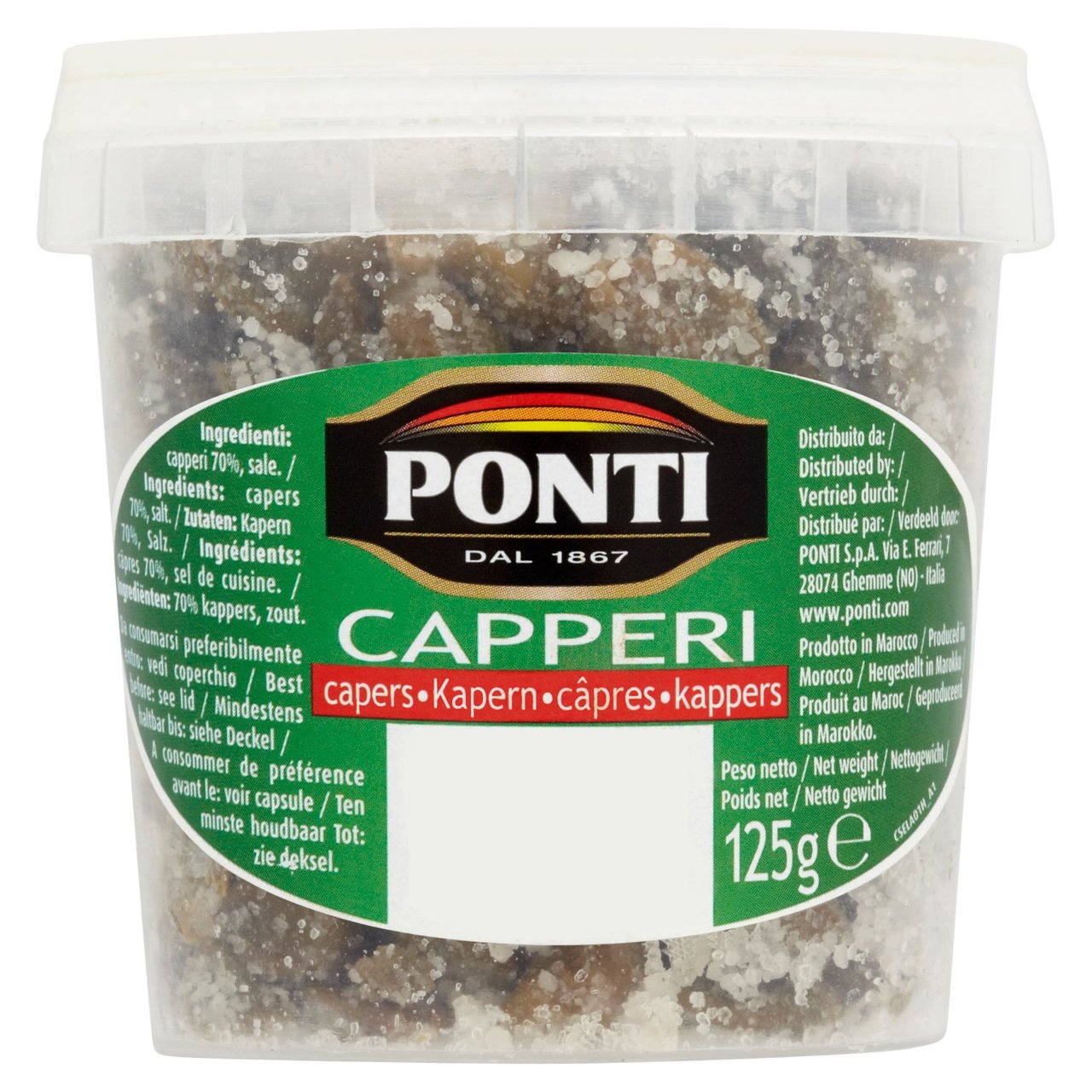 Ponti Capers In Salt