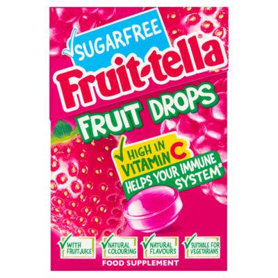 Fruittella Sugarfree Fruit Drop Red Berry