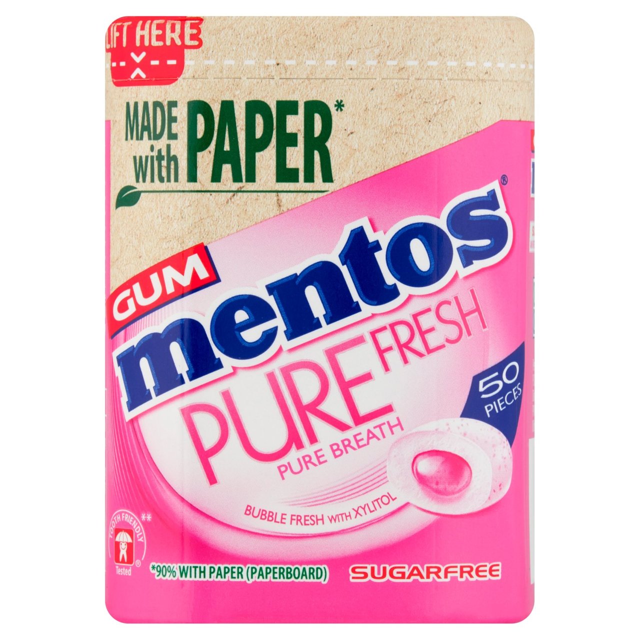 Mentos Fruit Che Wy Sweets 5 X 38 G - Tesco Groceries