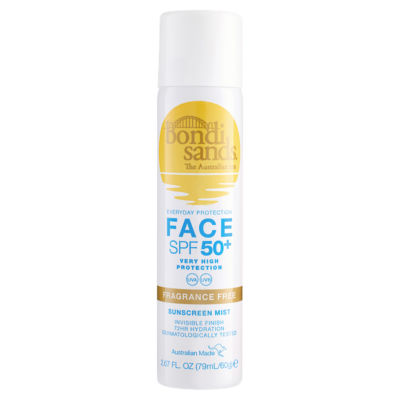 Bondi Sands Face SPF 50+ Fragrance Free Sunscreen Mist