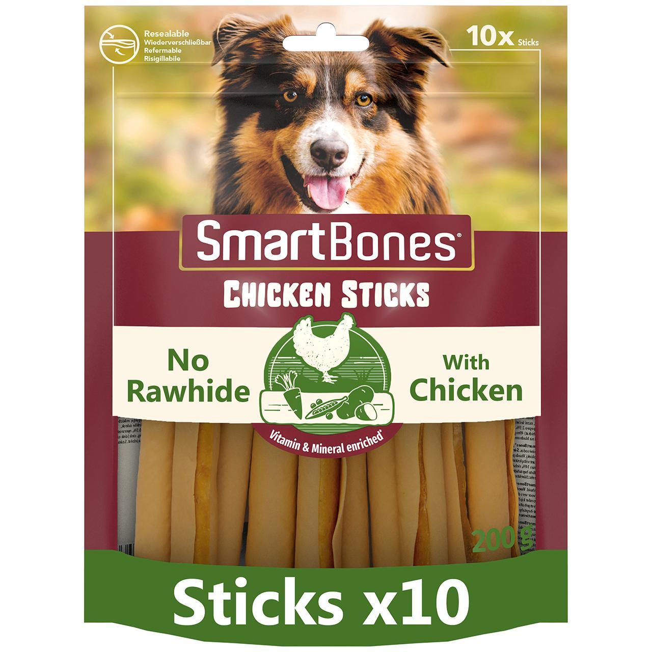 SmartBones Chicken Rawhide Free Sticks Dog Treats