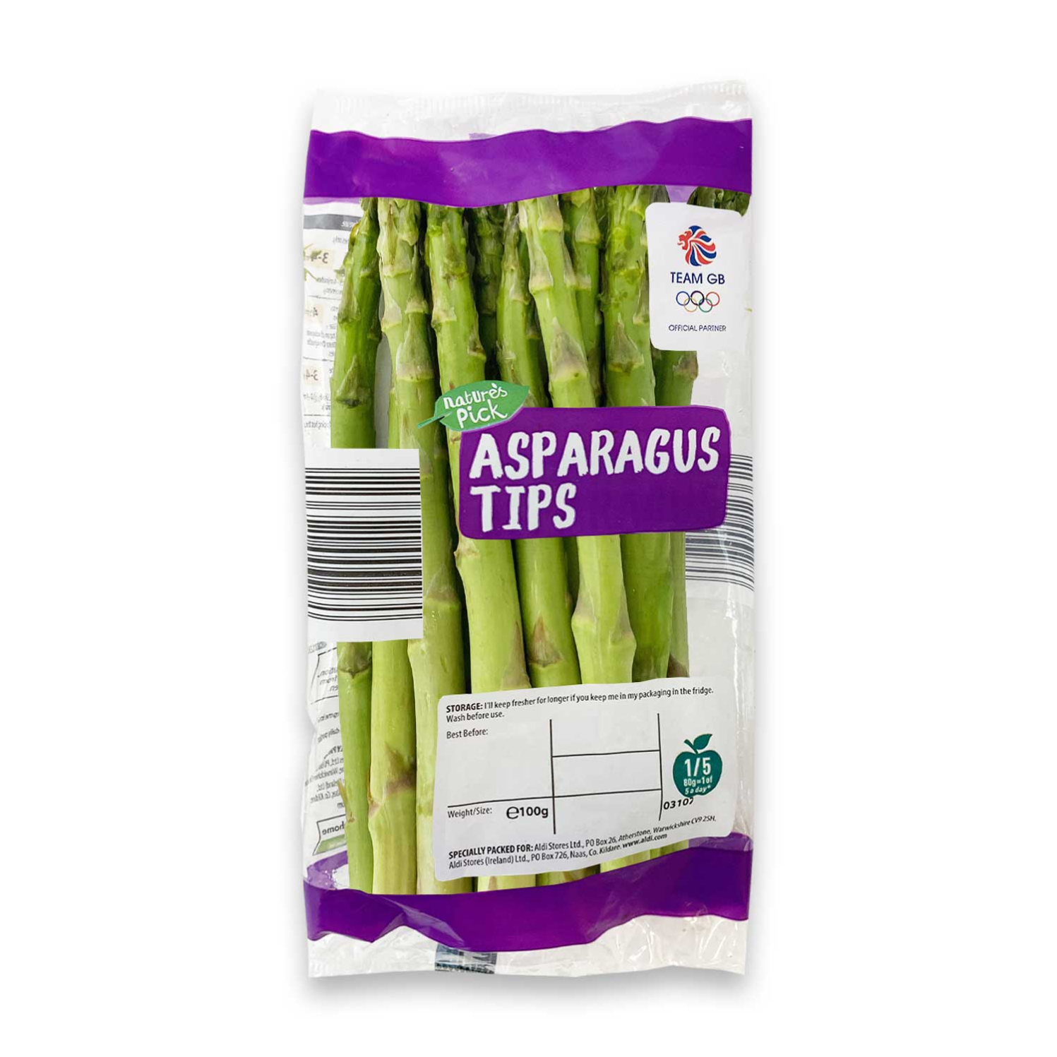 Nature's Pick Asparagus Tips 100g