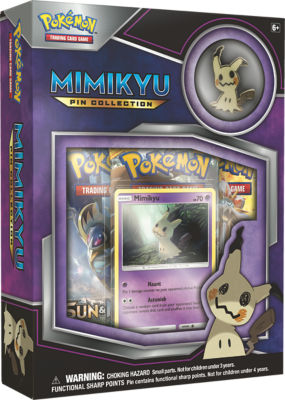 Pokemon TCG Mimikyu Pin Collection