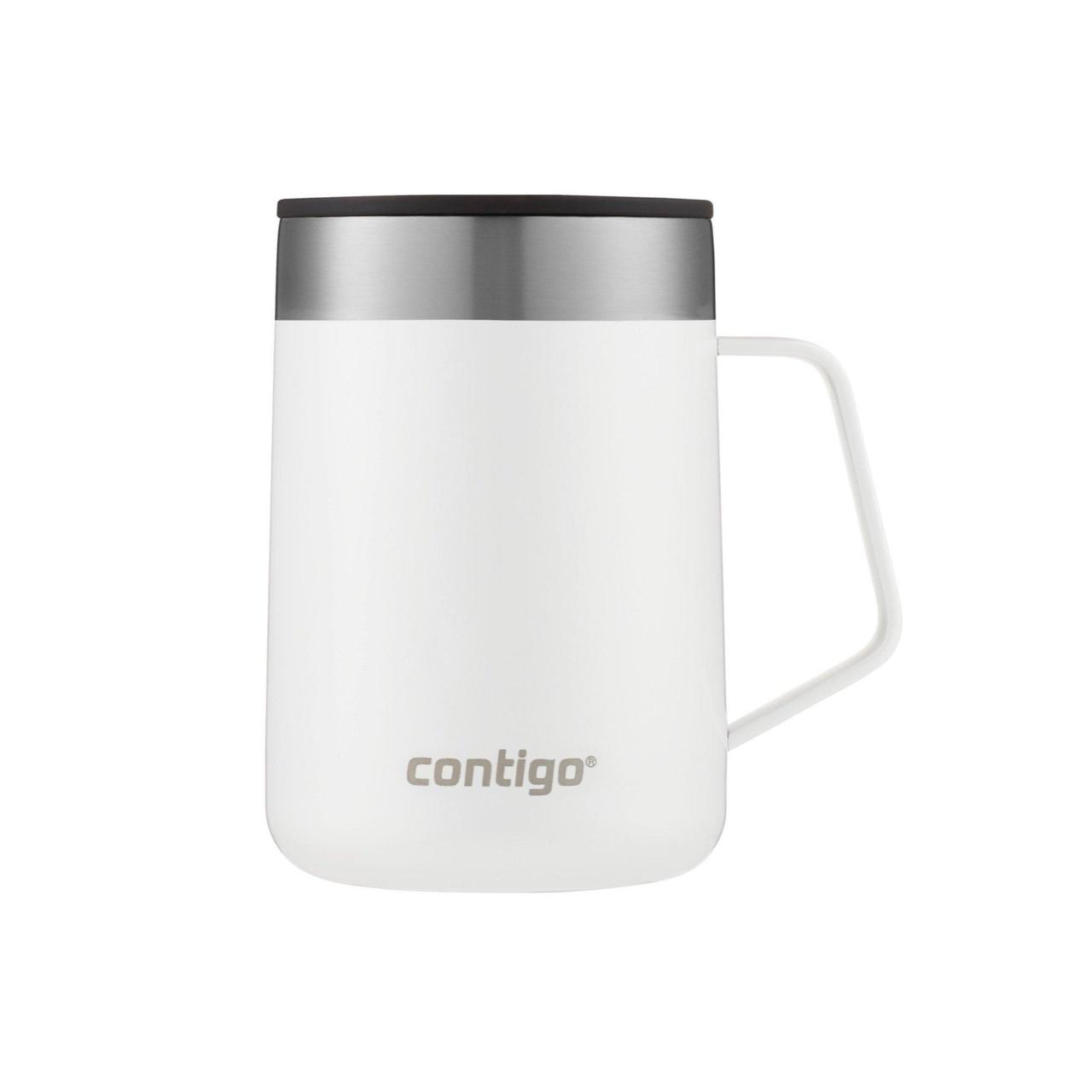 Contigo Streeterville Salt White Stainless Steel Desk Mug