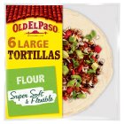 Old El Paso Mexican 6 Large Super Soft Flour Tortilla Wraps