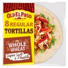 Old El Paso Mexican 8 Regular Super Soft Wholewheat Tortilla Wraps