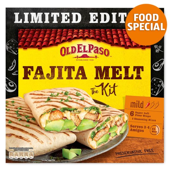 Old El Paso Fajita Melt Kit  385g