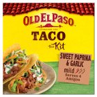 Old El Paso Mexican Garlic & Paprika Crunchy Taco Kit 308g