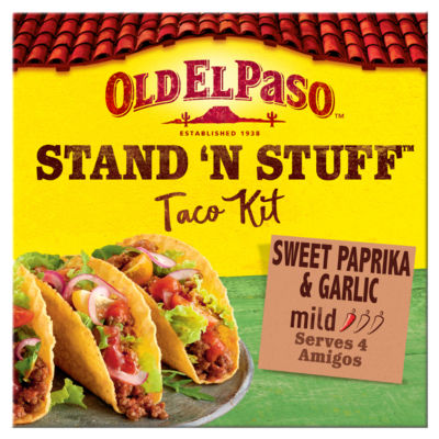 Old El Paso Mexican Stand 'N' Stuff Garlic & Paprika Taco Kit