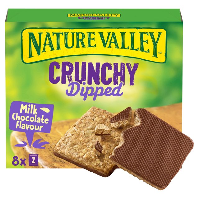 Nature Valley Crunchy Dipped Milk Chocolate 8 x 20g