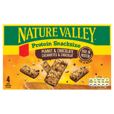 Nature Valley Peanut & Chocolate Bars 4 x 25g (100g)